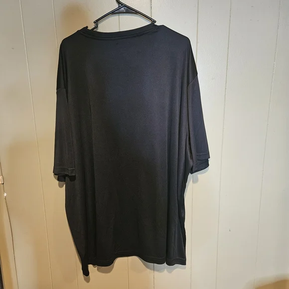 Reebok Men’s Graphic Performance T-Shirt Size 4X | Black & Gray Logo Tee | Comfo - Picture 2 of 4